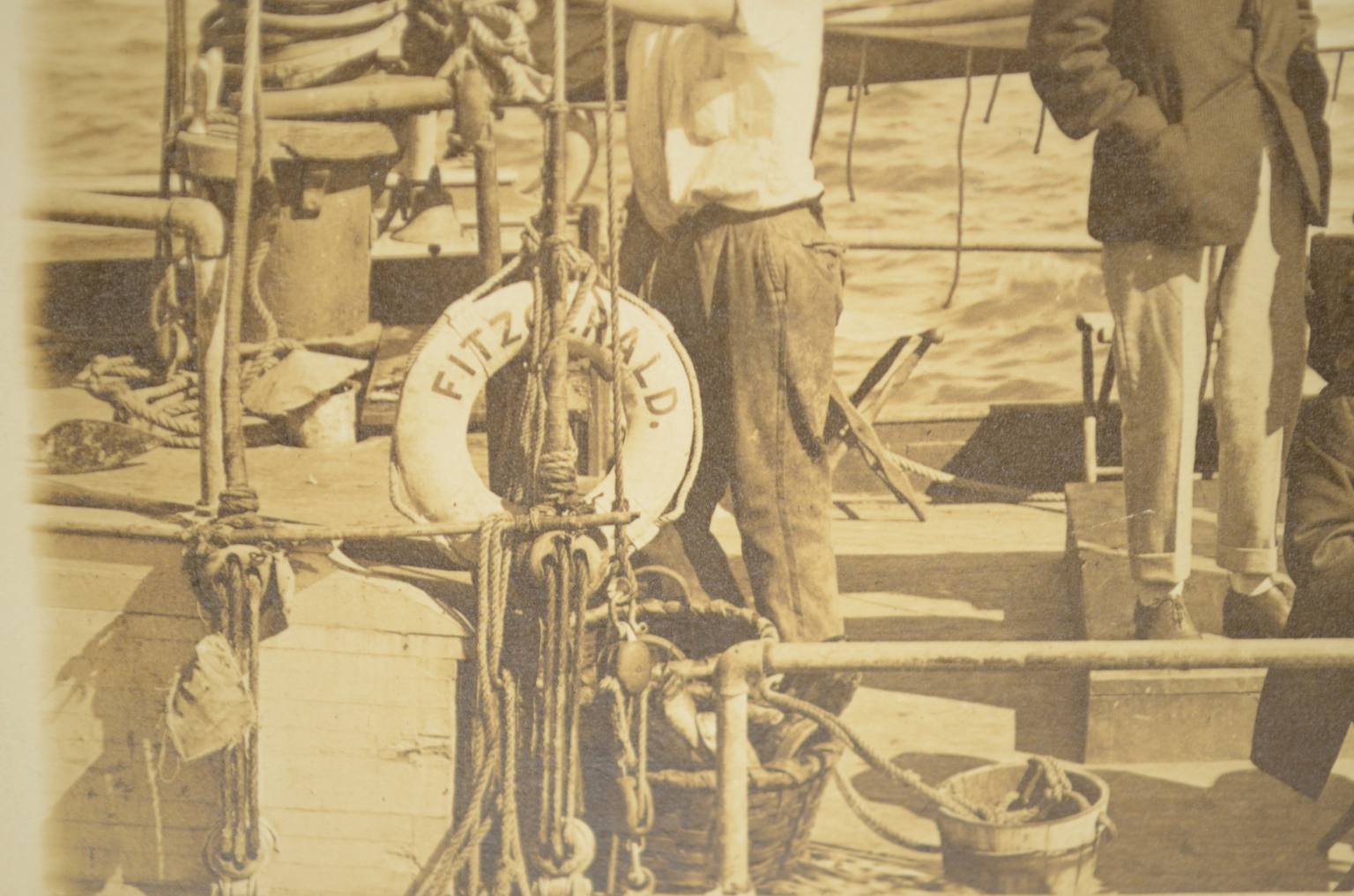 Antiquariato nautico/Ft1-Foto barca Fitzgerald