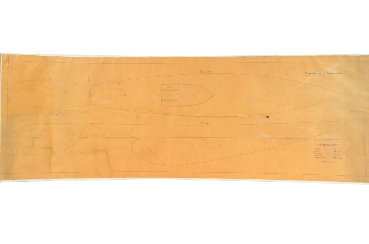 Vintage boats projects/PR52-Racing yacht Sibbick