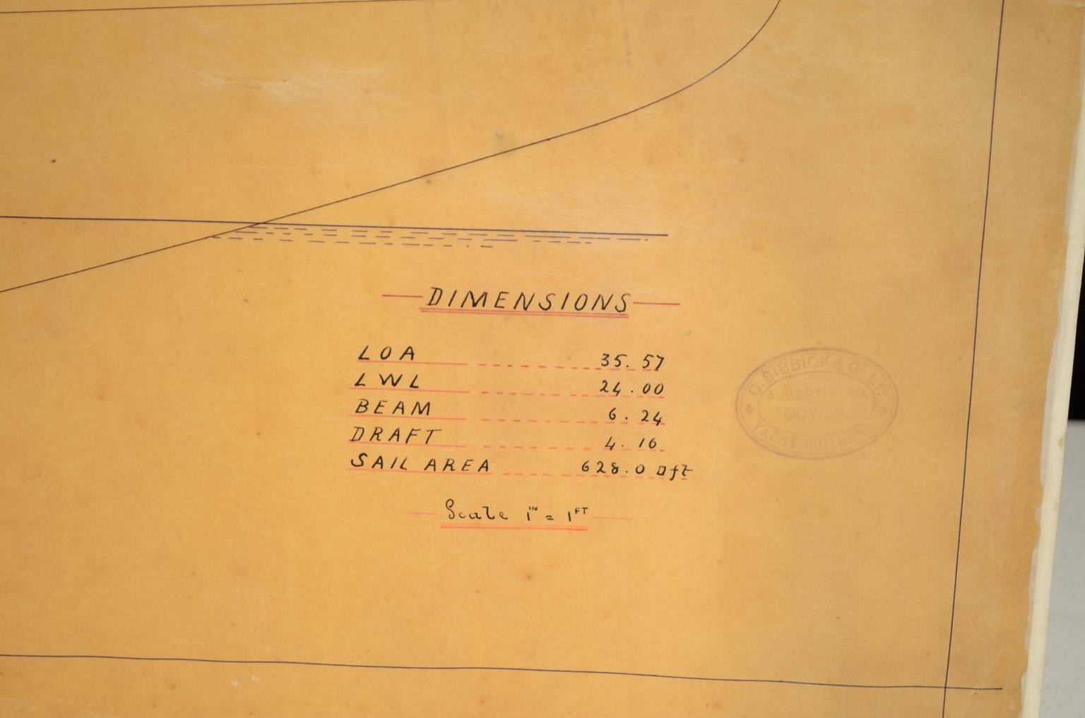 Vintage boats projects/PR52-Racing yacht Sibbick