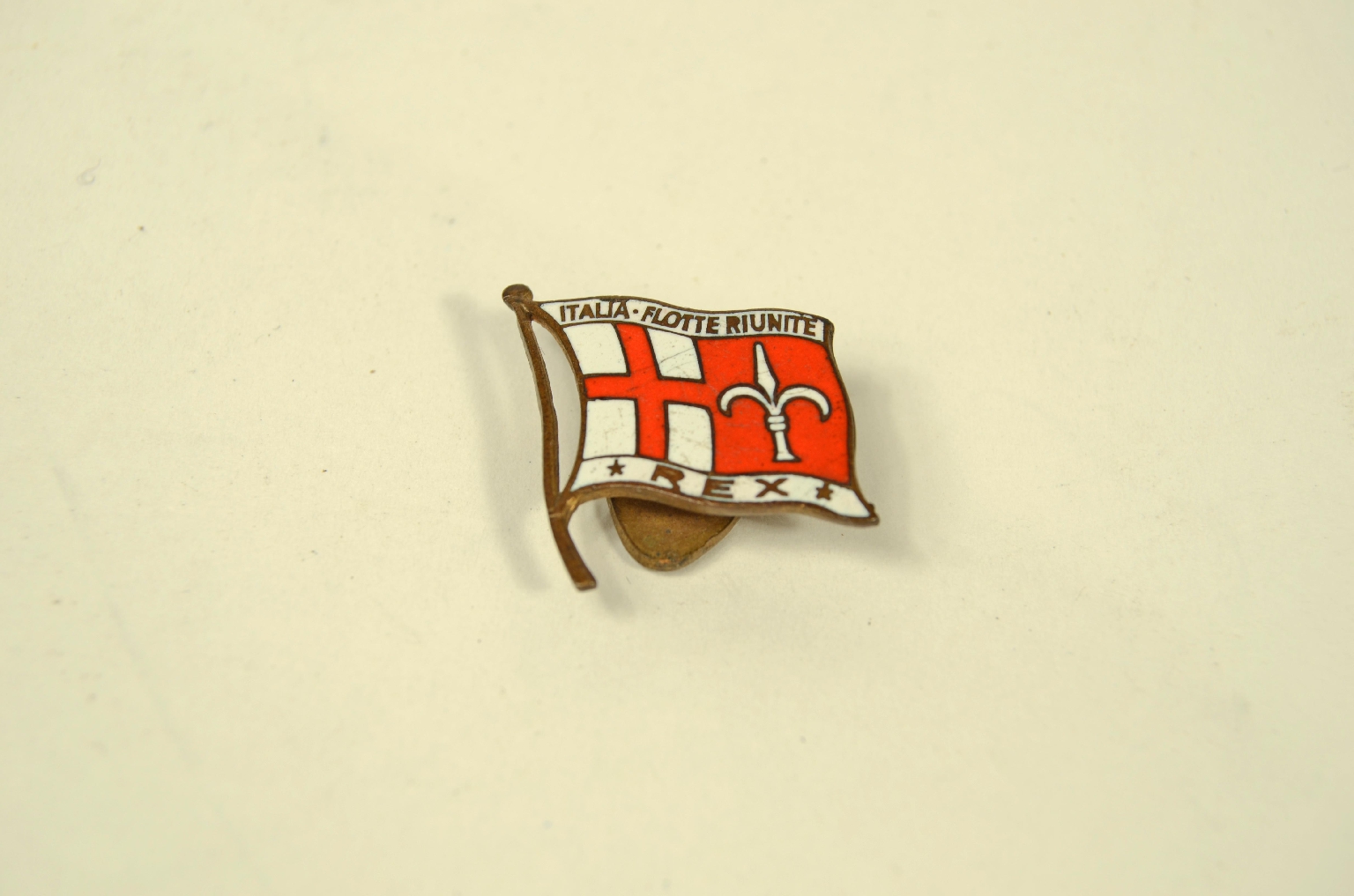 SS REX/R1160-Brass and Enamel Pin