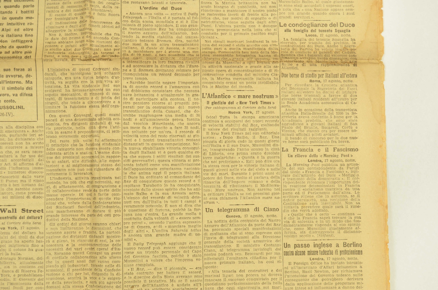 SS REX/R191-Corriere Della Sera 1933