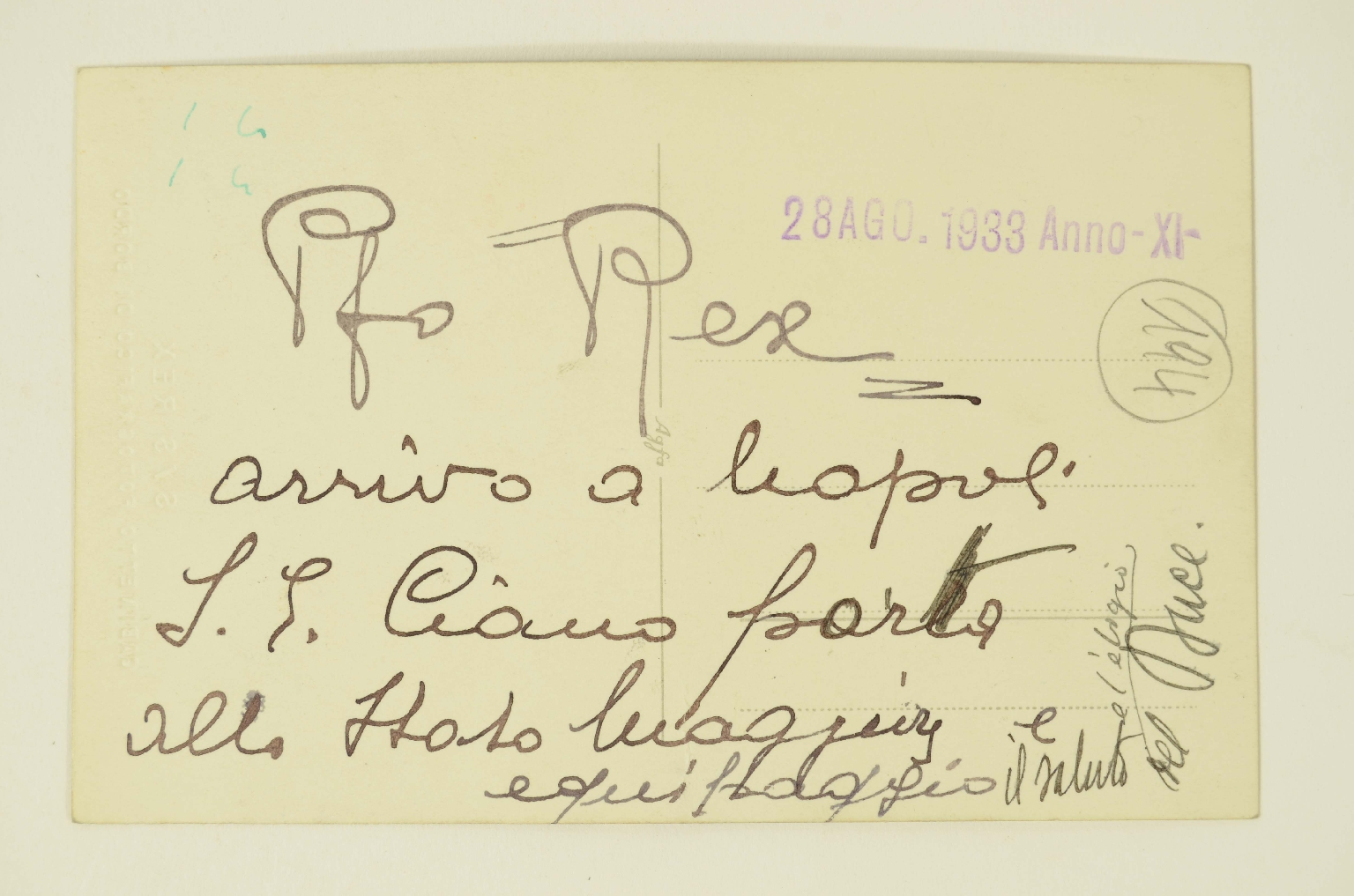 SS REX/R194-Photo Costanzo Ciano