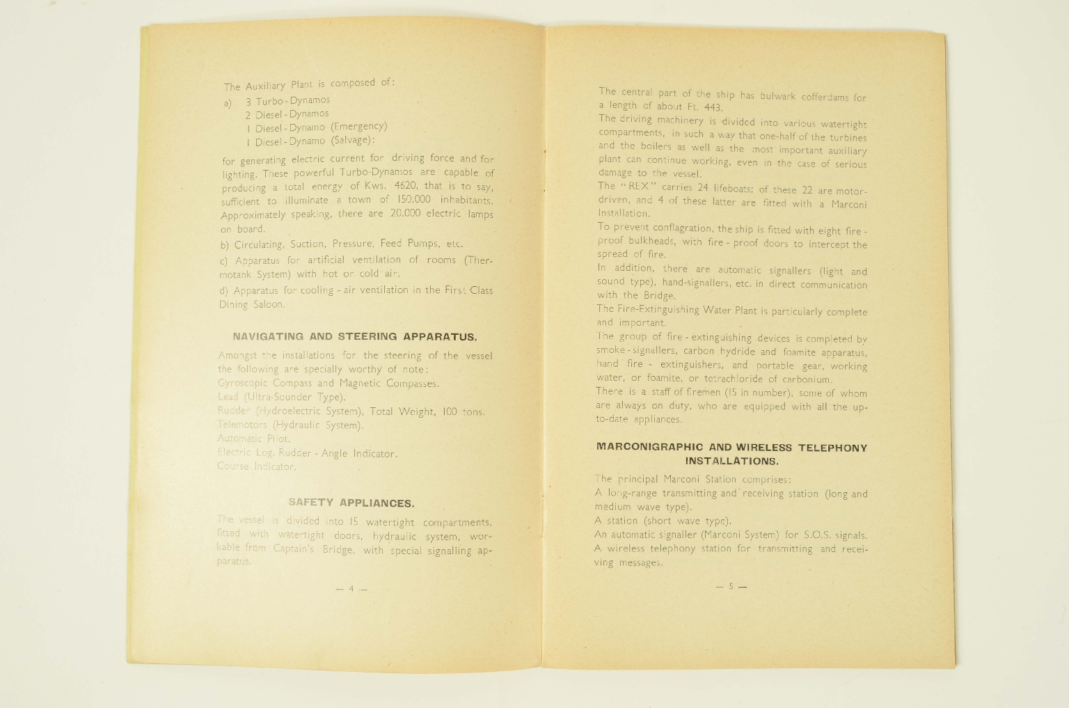 SS REX/R279-Information Booklet