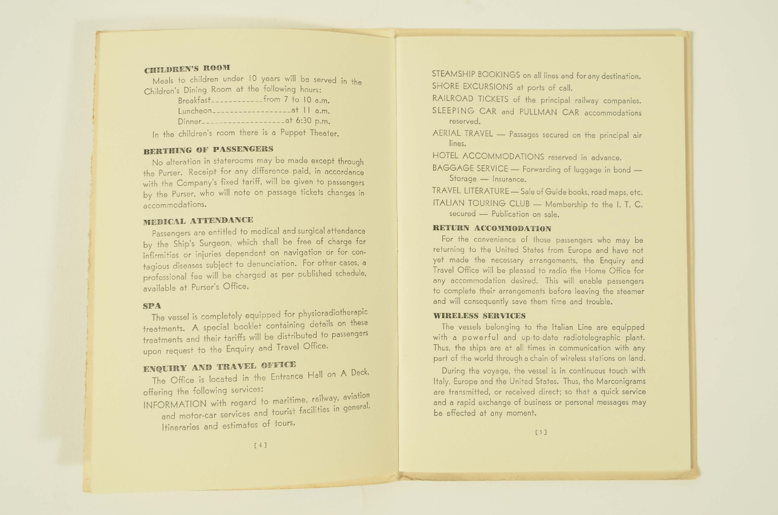 SS REX/R300-Passenger List