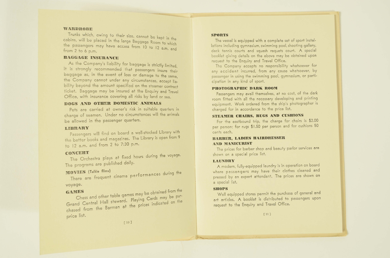 SS REX/R300-Passenger List