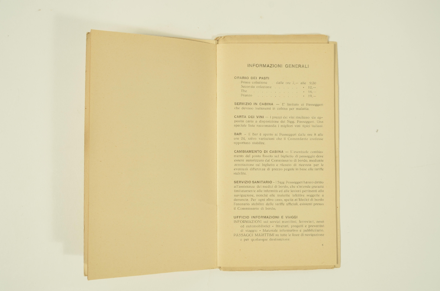 SS REX/R307-Passenger List