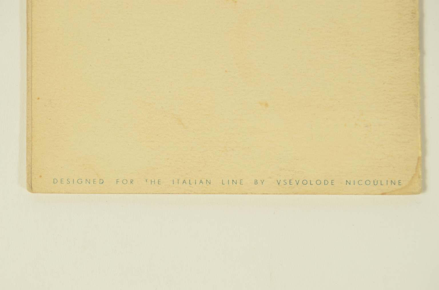 SS REX/R310-Passenger List