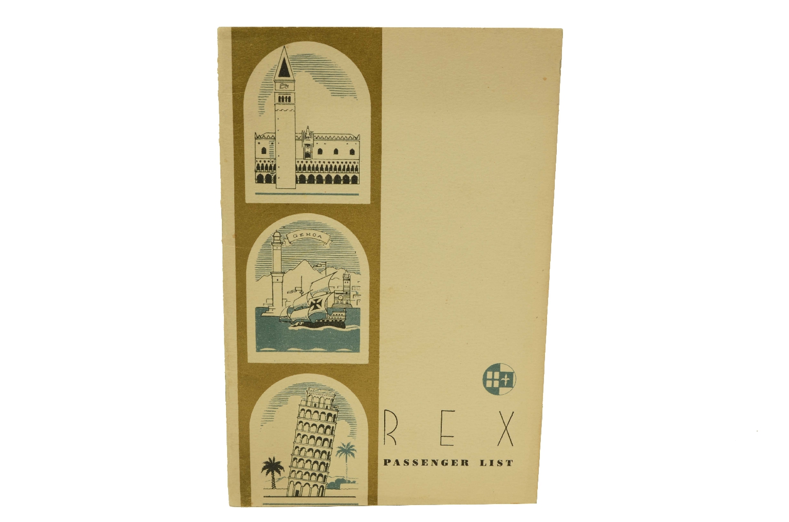 SS REX/R311-Passenger List