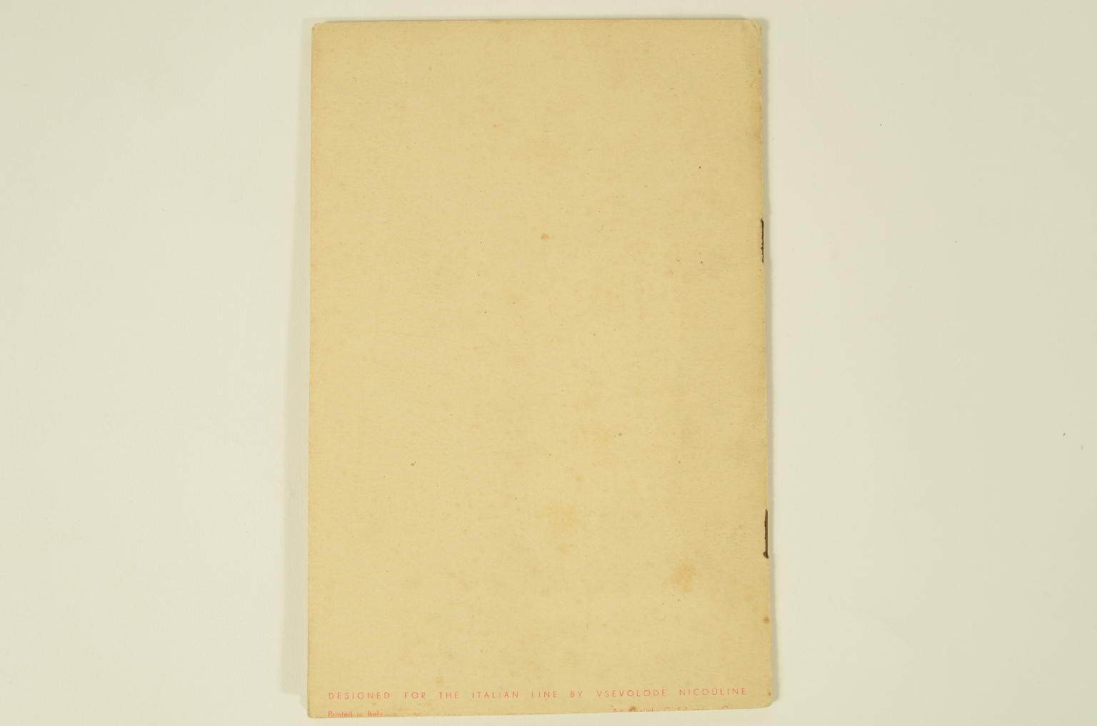 SS REX/R312-Passenger List