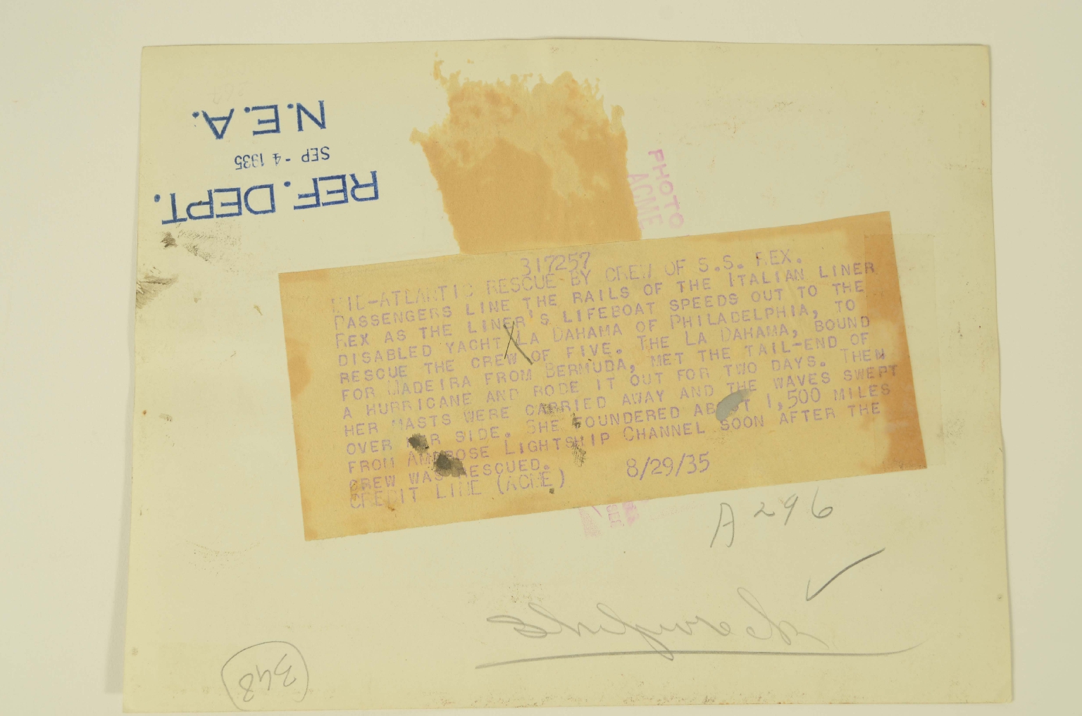 SS REX/R348-La Dahama Rescue