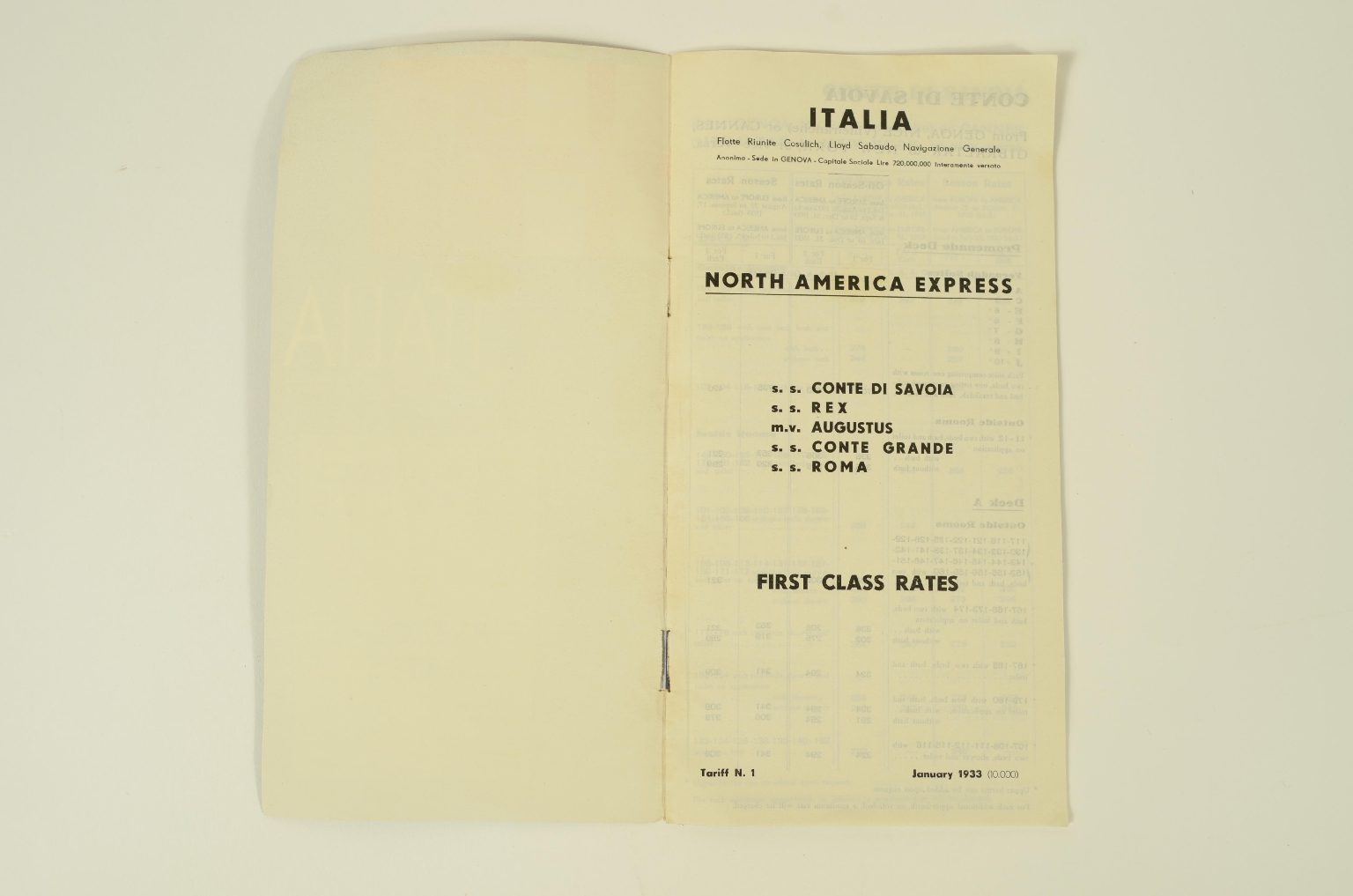 SS REX/R365-Price List