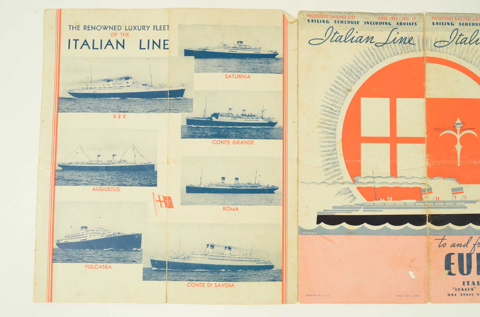 SS REX/R399-Cruise Itinerary