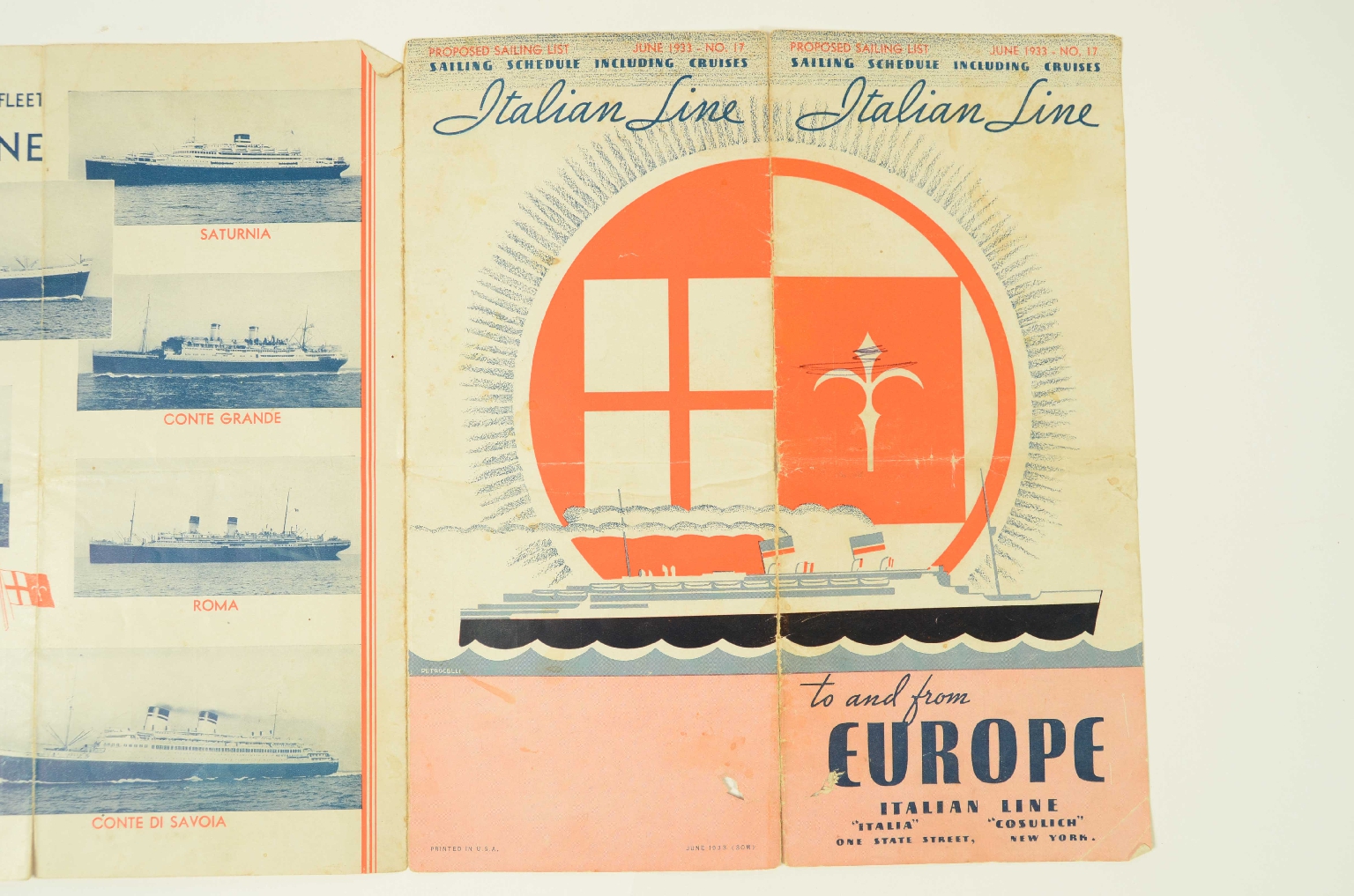 SS REX/R399-Cruise Itinerary