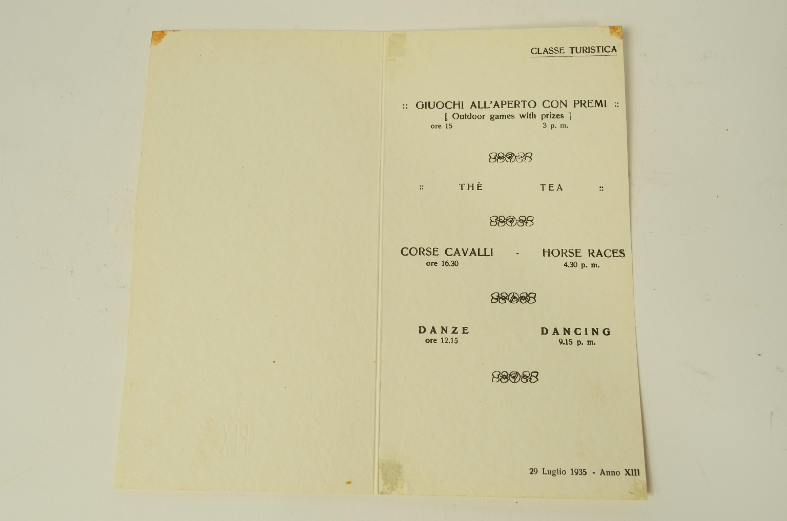 SS REX/R560-Musical Program