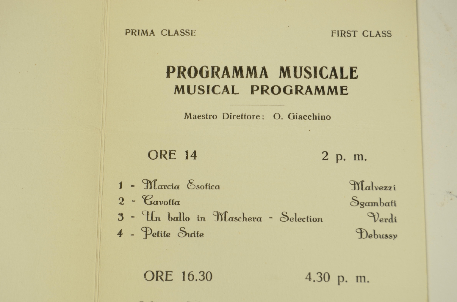 SS REX/R562-Musical Program
