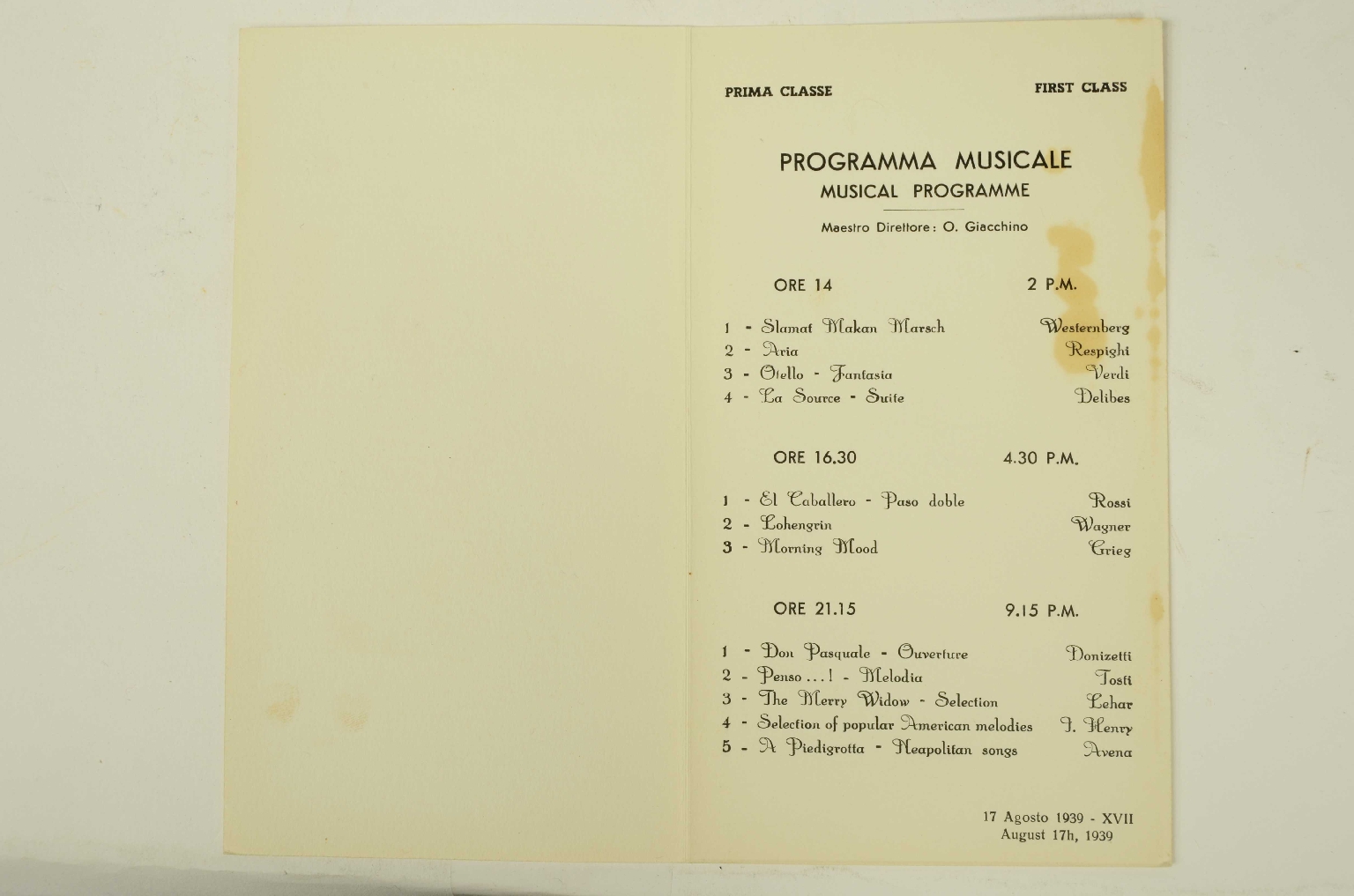 SS REX/R566-Musical Program