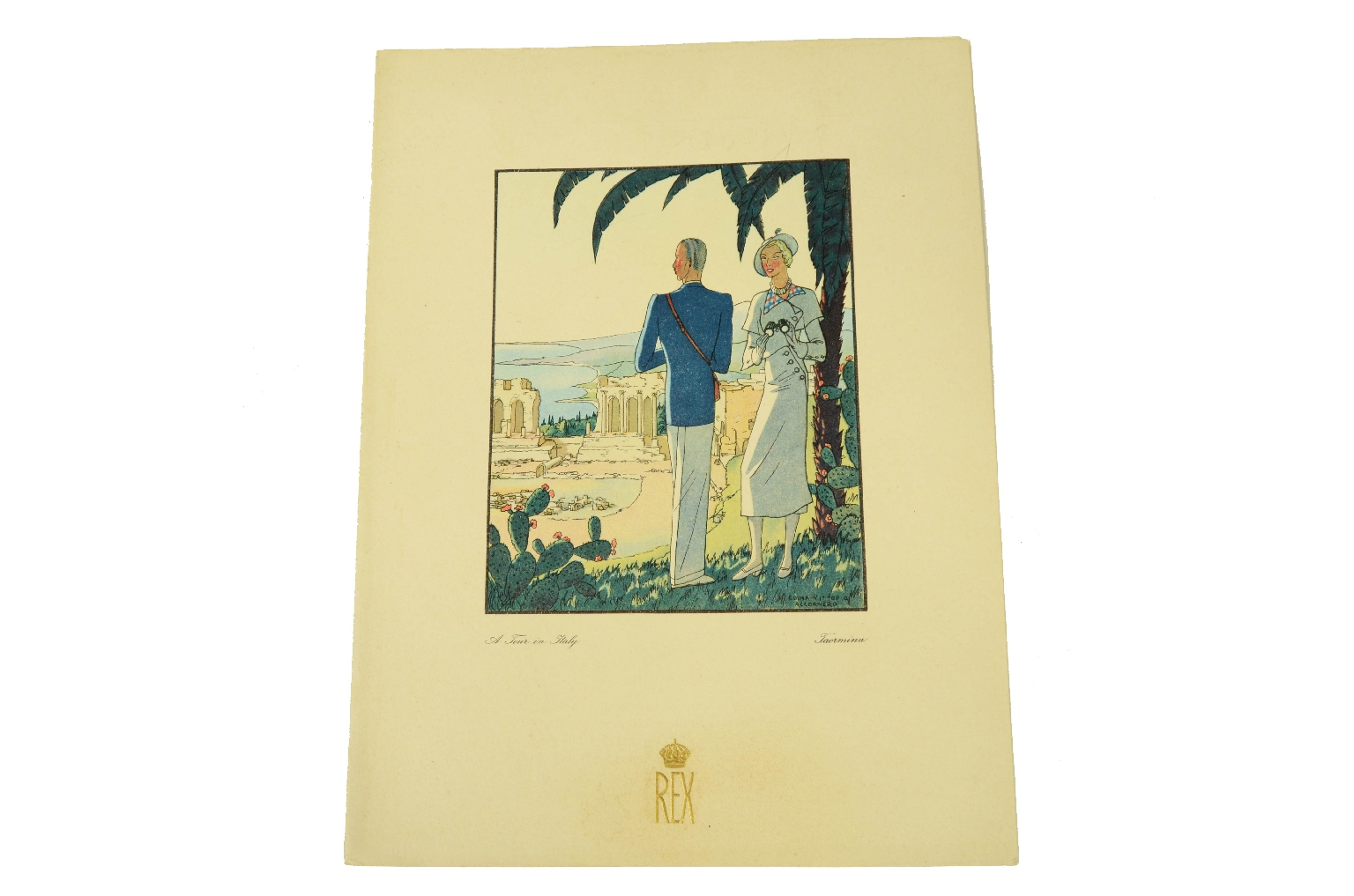 SS REX/R573-First-Class Menu