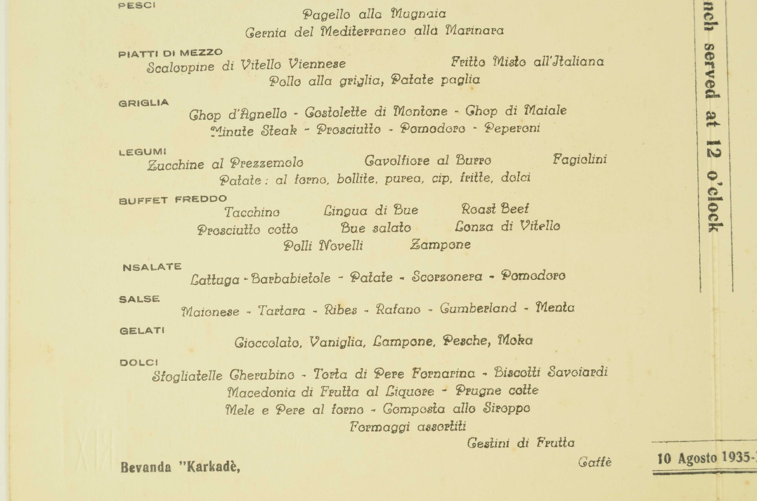 SS REX/R579-REX Menu