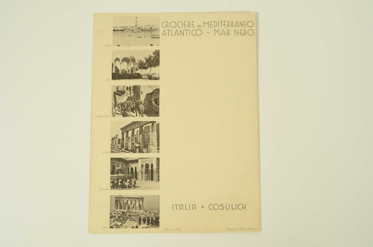 SS REX/R580a-Menu First Class