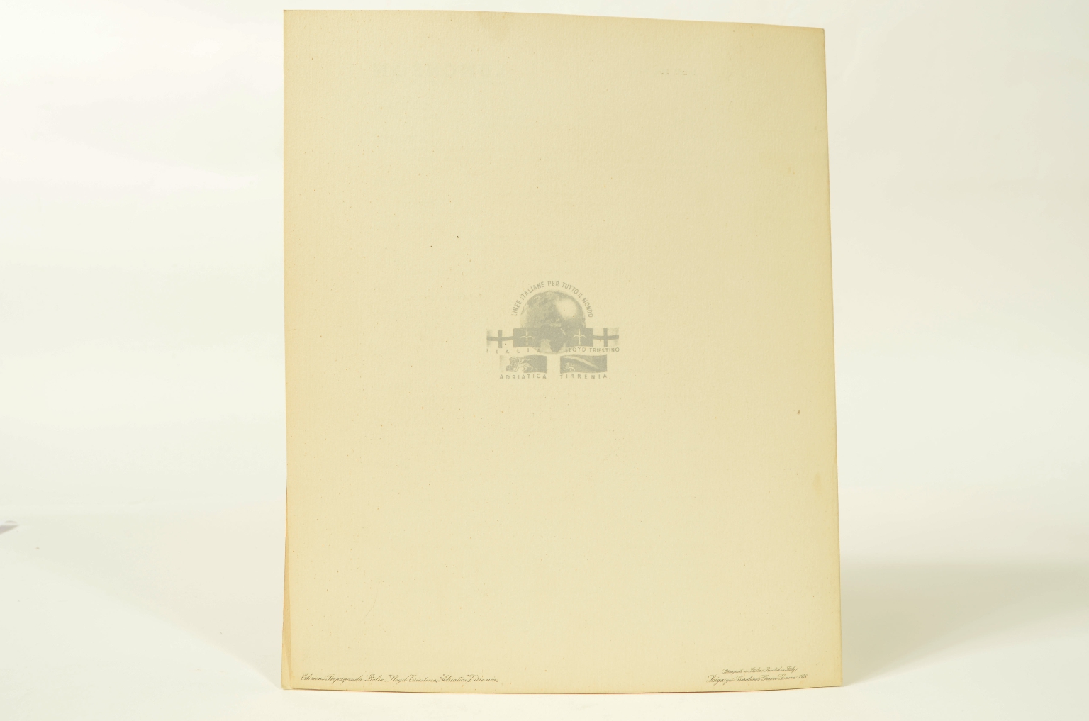 SS REX/R597-First-Class Menu REX