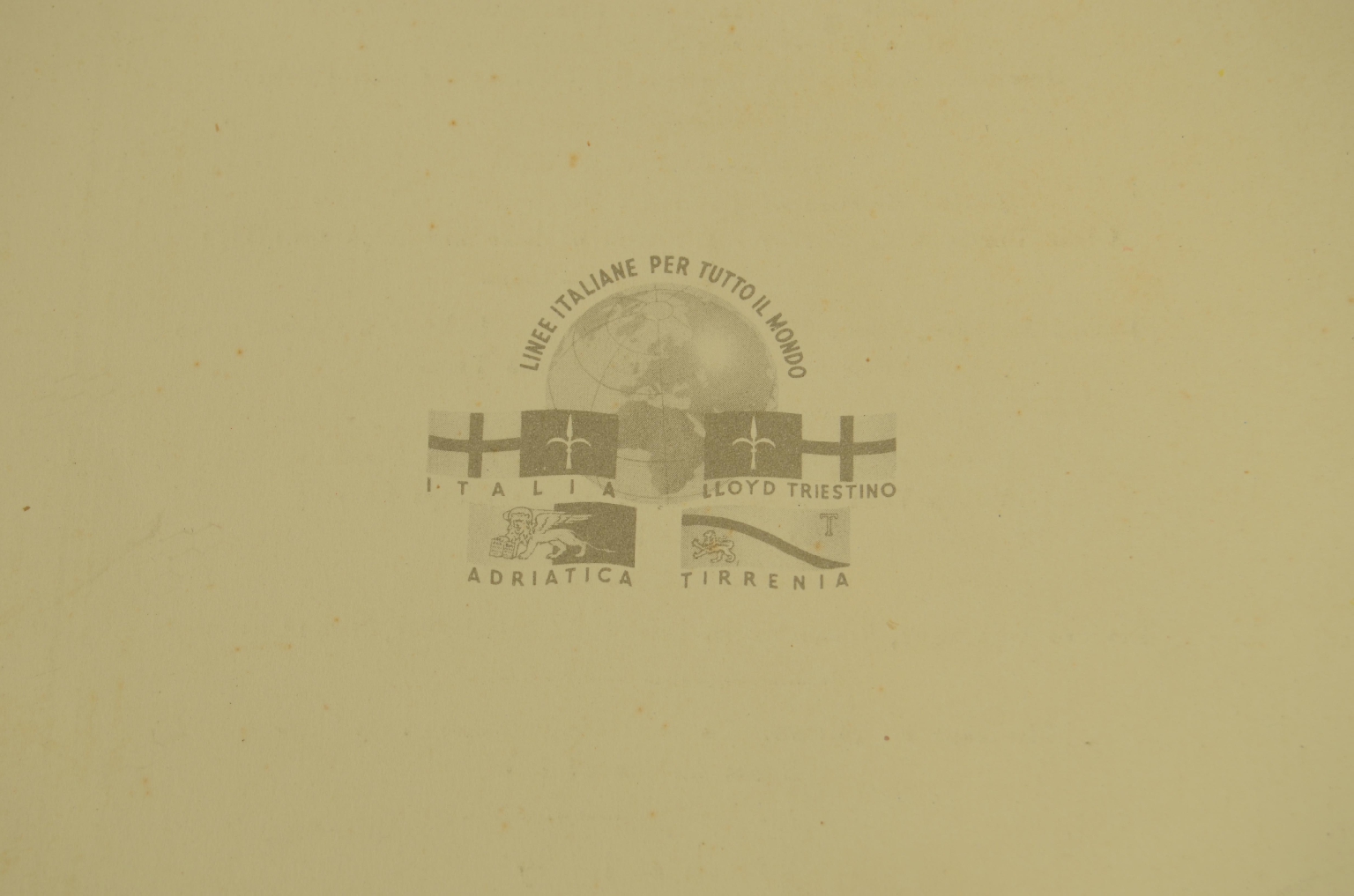 SS REX/R600-Menu for April 1940