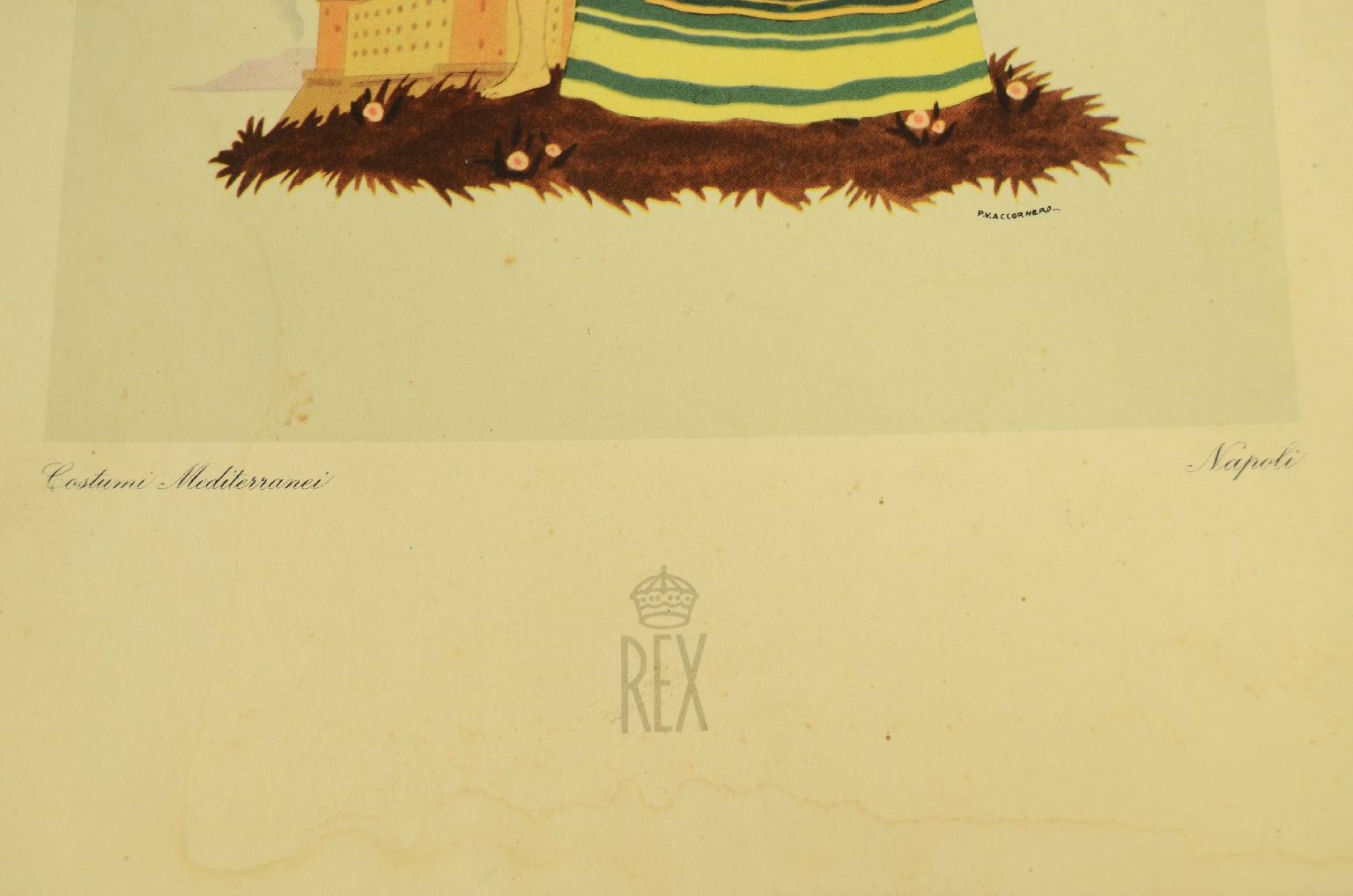 SS REX/R600-Menu for April 1940