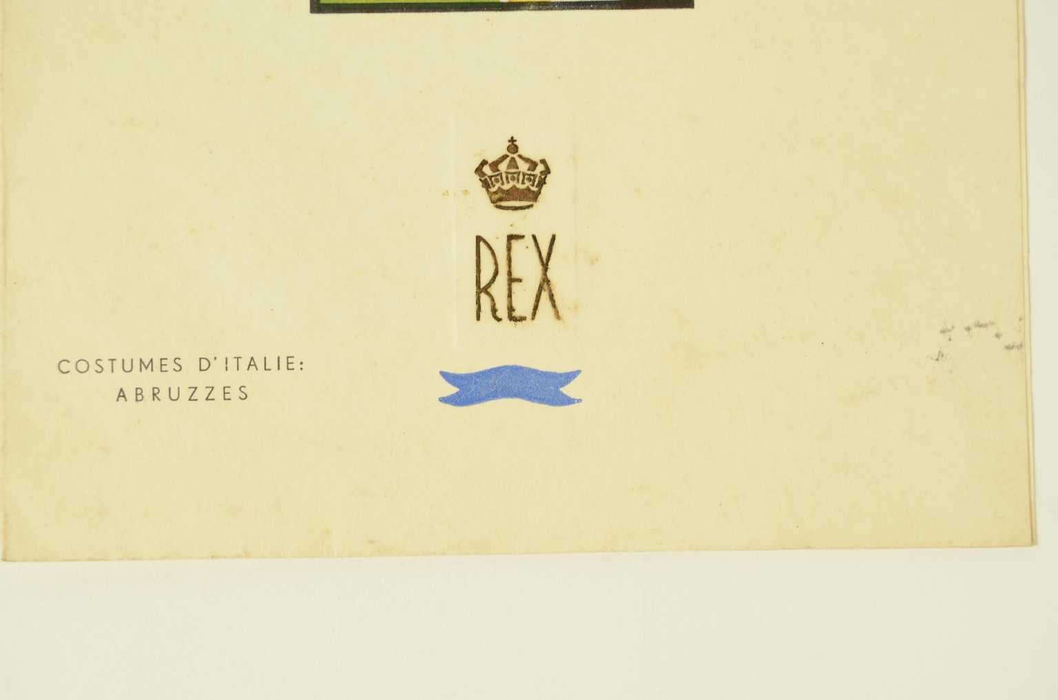 SS REX/R648-REX Transatlantic Menu
