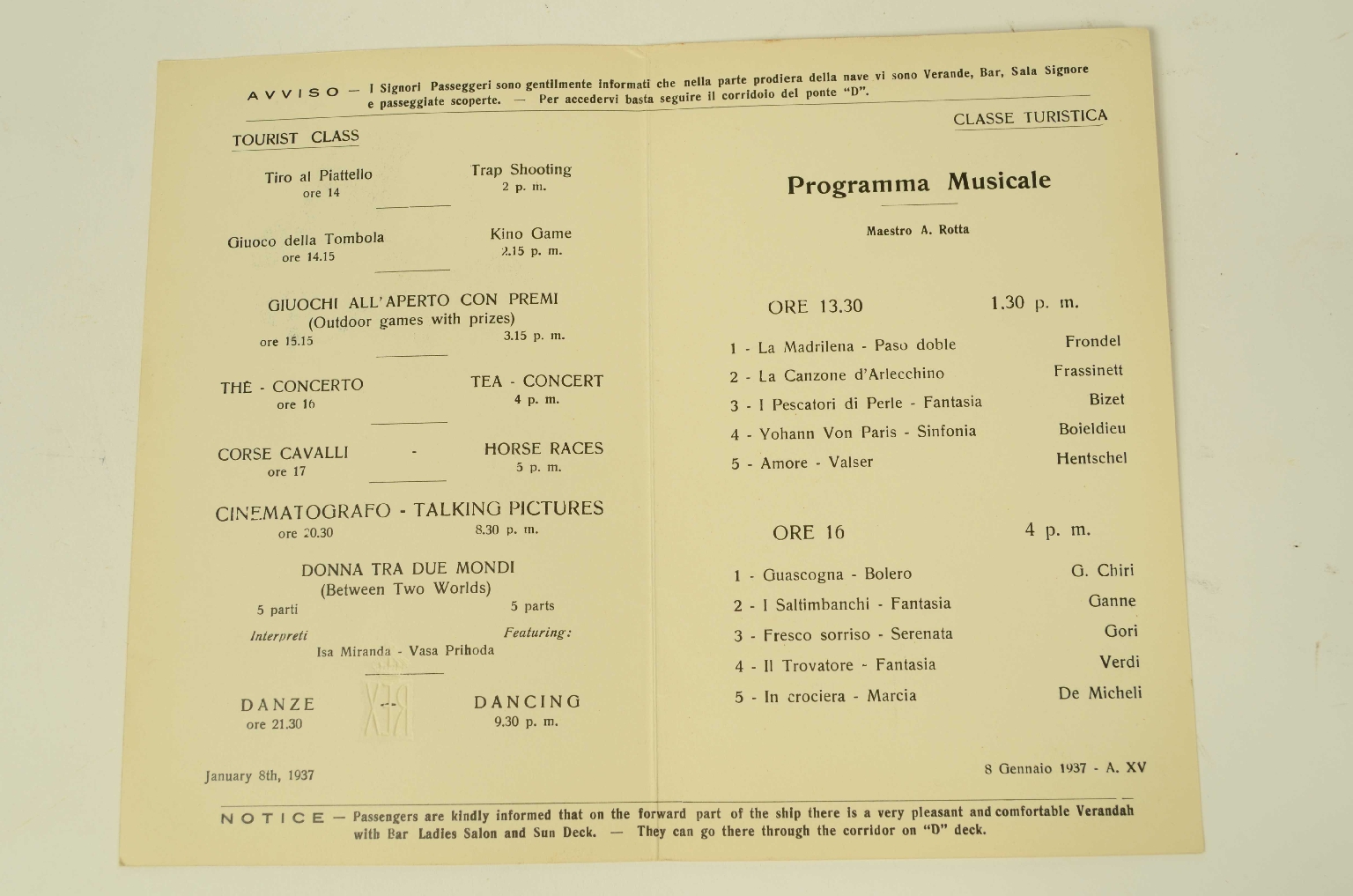 SS REX/R665-Music Program