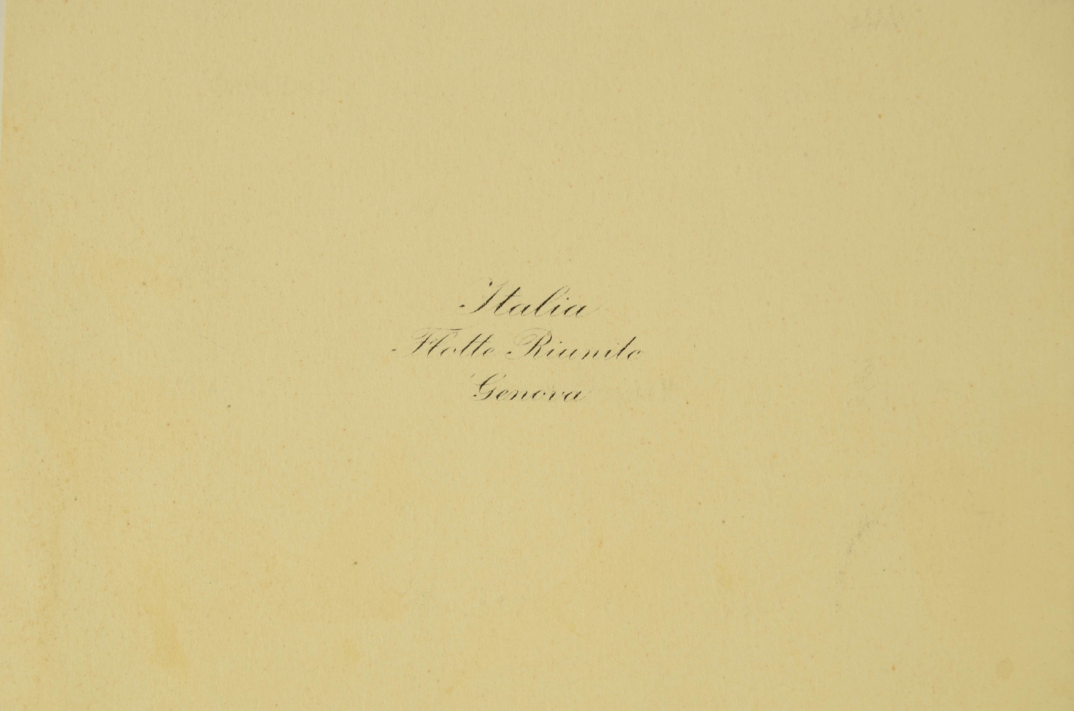 SS REX/R679-Tuorist Class Menu