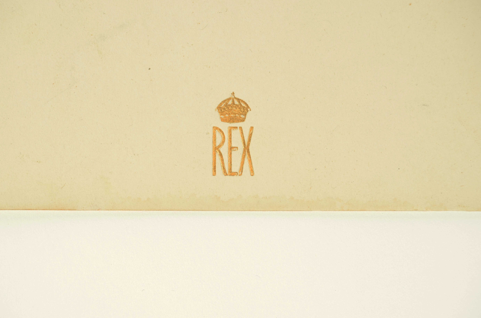 SS REX/R693-Turist Class Menu