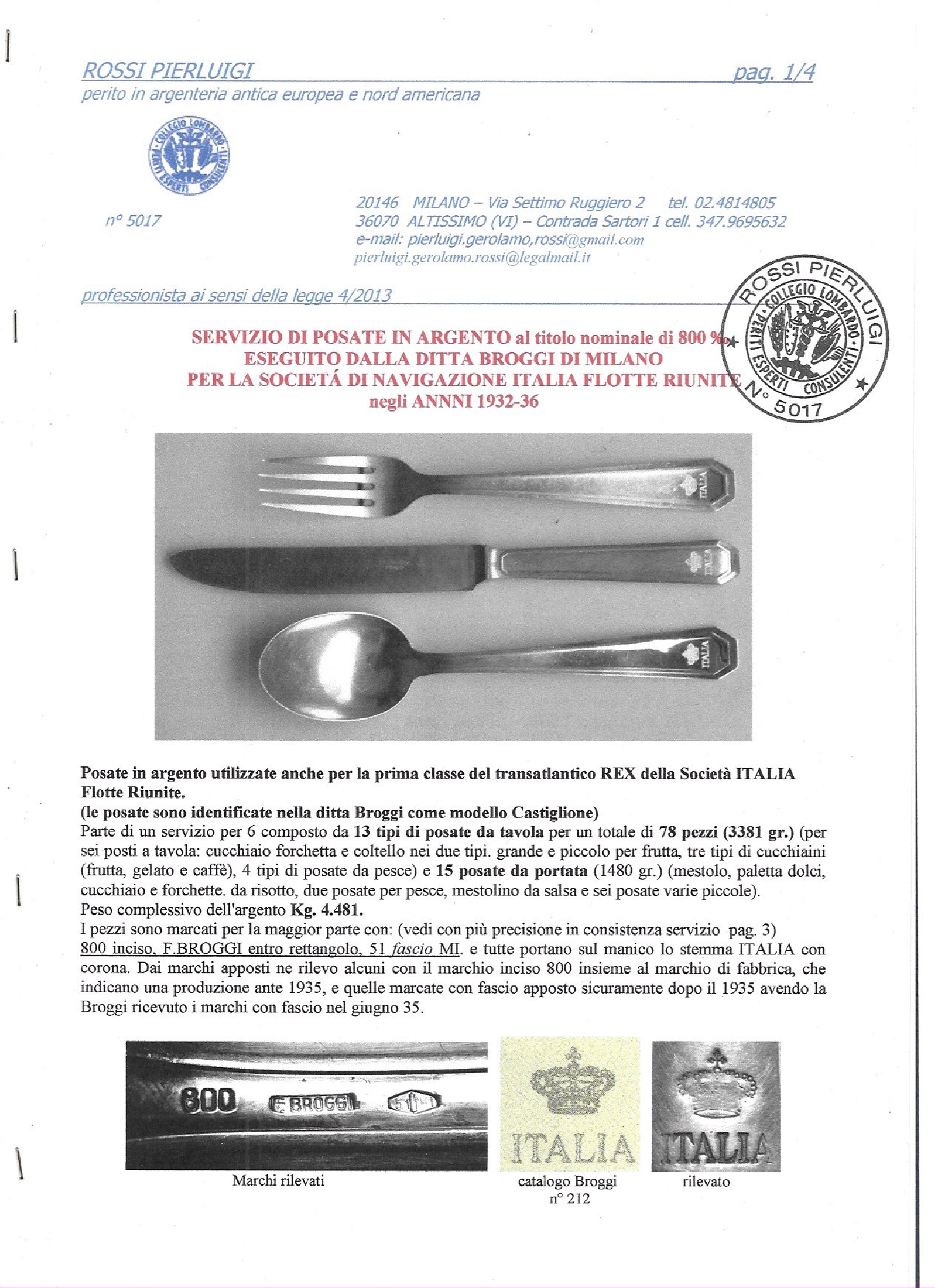 SS REX/R815-Silver Cutlery