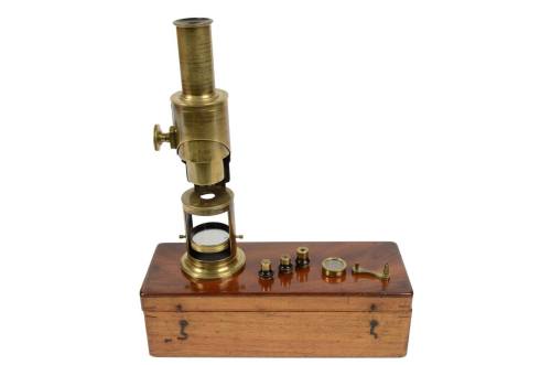 Code 4284 Brass drum microscope