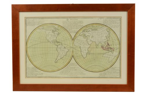 Antique geographic map