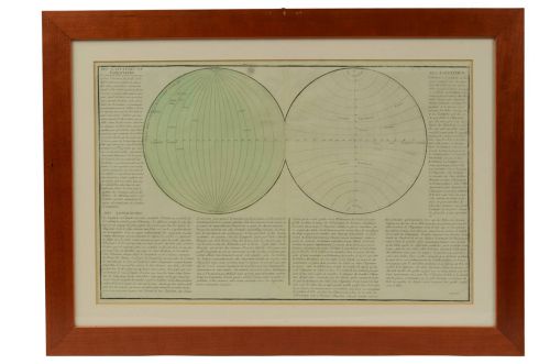 Antique geographic map