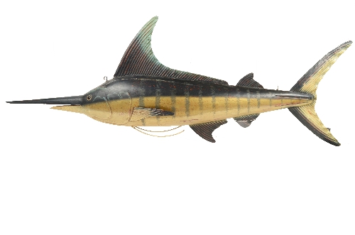 Metal Swordfish Sign