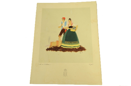 Menu for April 1940